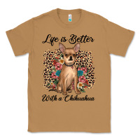Toasted Coconut life is better with a chihuahua Classic Tee - JahusDesignShop