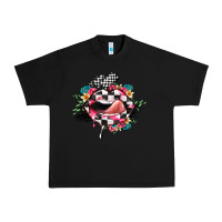 Black race lip Urban Heavy Tee - JahusDesignShop