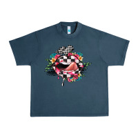 Midnight Navy race lip Urban Heavy Tee - JahusDesignShop