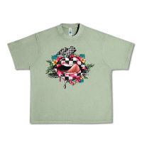 Oil Green race lip Urban Heavy Tee - JahusDesignShop
