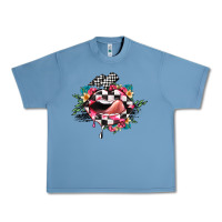 Pebble Blue race lip Urban Heavy Tee - JahusDesignShop