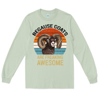 Matcha Because Goats Are Freaking Awesome Long Sleeve Tee - Bettercallsaul