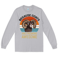 Moon Dust Because Goats Are Freaking Awesome Long Sleeve Tee - Bettercallsaul