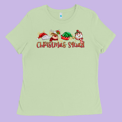 Christmas Squad Ladies Tee Designed By Maliassmallbusiness