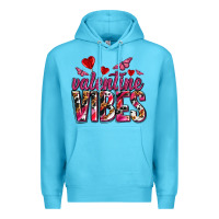 Ocean Blue valentine vibes olivia Premium Hoodie - OliviaCreatesArt