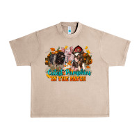 French Oak Fall Cutest Pumpkin In The Patch Pig Urban Heavy Tee - LillyAllenDesigns