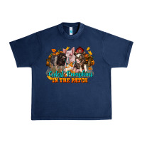 Navy Fall Cutest Pumpkin In The Patch Pig Urban Heavy Tee - LillyAllenDesigns