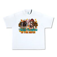 White Fall Cutest Pumpkin In The Patch Pig Urban Heavy Tee - LillyAllenDesigns