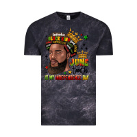 Cloud Black juneteenth is my independence day Vintage Tee - LillyAllenDesigns
