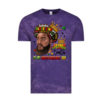 Cloud Purple juneteenth is my independence day Vintage Tee - LillyAllenDesigns