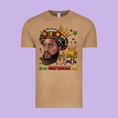 Juneteenth Is My Independence Day Vintage Tee Designed By Lillyallendesigns