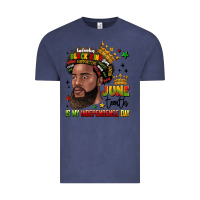 Vintage Denim juneteenth is my independence day Vintage Tee - LillyAllenDesigns