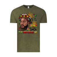 Vintage Olive juneteenth is my independence day Vintage Tee - LillyAllenDesigns