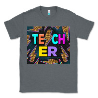 Charcoal Heather Western Teacher Flash Tumbler Classic Tee - LillyAllenDesigns