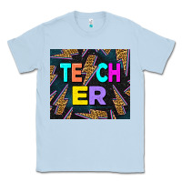 Dusty Blue Western Teacher Flash Tumbler Classic Tee - LillyAllenDesigns