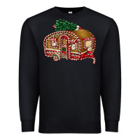 Black caravan gingerbread Premium Sweatshirt - FaDigitalArtStudio
