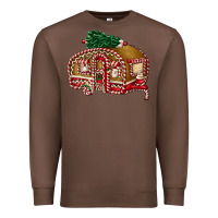 Chestnut caravan gingerbread Premium Sweatshirt - FaDigitalArtStudio