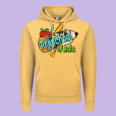 Preschool Dude Vintage Hoodie Designed By Ranaportraitstore