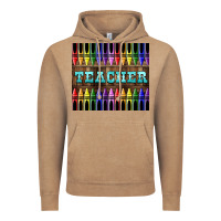 Vintage Coffee Teacher Crayons Tumbler Vintage Hoodie - LillyAllenDesigns