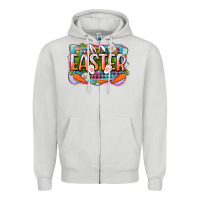 Dove Grey Easter Zipper Hoodie - CowGirlArtShop