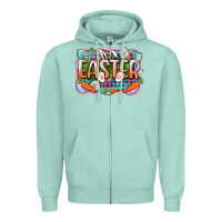 Seafoam Easter Zipper Hoodie - CowGirlArtShop