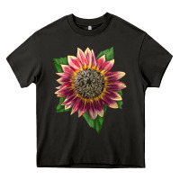 Asphalt crimson blaze sunflower Heavy Core Tee - LillyAllenDesigns