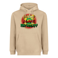 Mushroom feeling blacknificent Heavyweight Hoodie - FaDigitalArtStudio