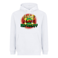 White feeling blacknificent Heavyweight Hoodie - FaDigitalArtStudio