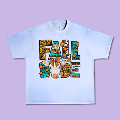 Fall Babe Baby Calf Urban Heavy Tee Designed By Lillyallendesigns