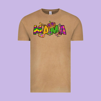 Mama Mardi Gras Vintage Tee Designed By Lillyallendesigns
