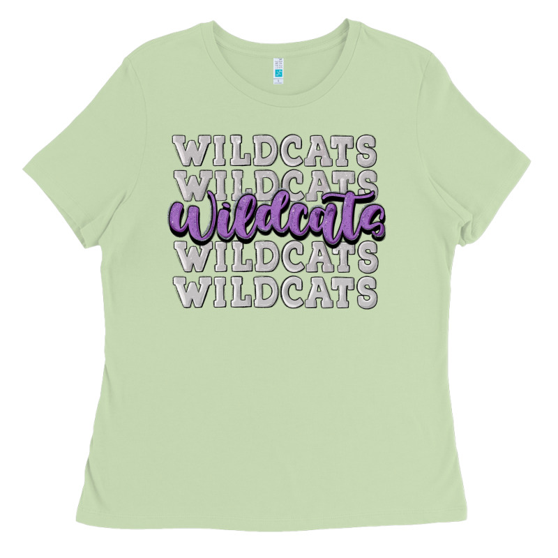 Wildcats Football Ladies Tee by MaliasSmallBusiness | Teevron