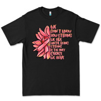 Black pink sunflower and cancer ribbon breast cancer Premium Tee - MaliasSmallBusiness