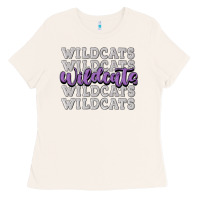 Bone wildcats football Ladies Tee - MaliasSmallBusiness