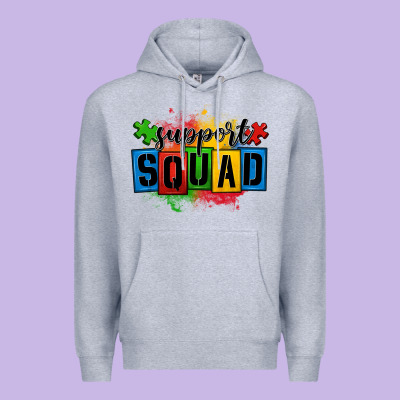 Autism Support Squad Premium Hoodie Designed By Oliviacreatesart