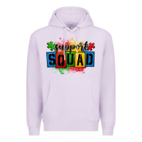 Lilac autism support squad Premium Hoodie - OliviaCreatesArt