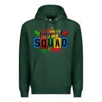 Sports Green autism support squad Premium Hoodie - OliviaCreatesArt
