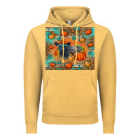 Vintage Mustard Autumn Baby Calf Vintage Hoodie - LillyAllenDesigns