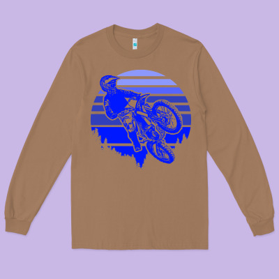 Motorcross Long Sleeve Tee Designed By Bettercallsaul