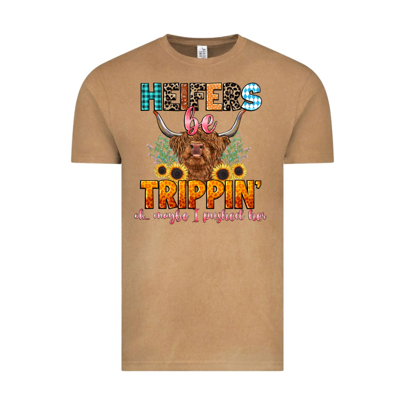 Heifers Be Trippin' Vintage Tee by LillyAllenDesigns | Teevron