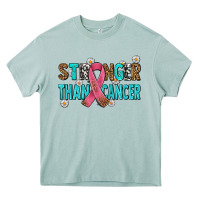 Arona stronger than cancer with cancer ribbon Heavy Core Tee - AdoDesignShop
