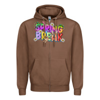 Chestnut Spring break Easter Day Zipper Hoodie - CowGirlArtShop
