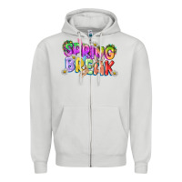 Dove Grey Spring break Easter Day Zipper Hoodie - CowGirlArtShop