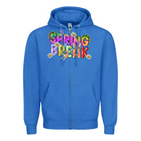 True Royal Spring break Easter Day Zipper Hoodie - CowGirlArtShop