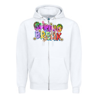 White Spring break Easter Day Zipper Hoodie - CowGirlArtShop