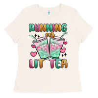 Bone running on lit tea Ladies Tee - MaliasSmallBusiness