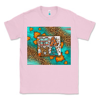 Bubblegum Pink Fall Autumn Leopard Serape Mama Classic Tee - LillyAllenDesigns
