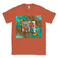 Copper Fall Autumn Leopard Serape Mama Classic Tee - LillyAllenDesigns