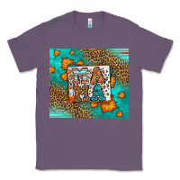 Lavender Fall Autumn Leopard Serape Mama Classic Tee - LillyAllenDesigns