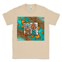 Mushroom Fall Autumn Leopard Serape Mama Classic Tee - LillyAllenDesigns