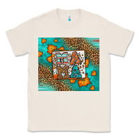 Natural Fall Autumn Leopard Serape Mama Classic Tee - LillyAllenDesigns